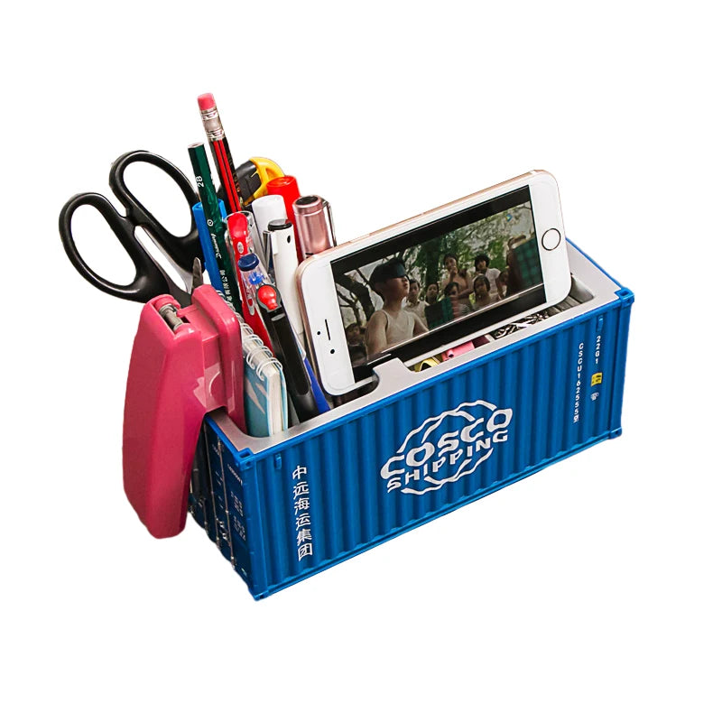 Personalized Gift Storage Box  Phone Holder Business Card Holder Shipping Container Scale Model Pen Holder