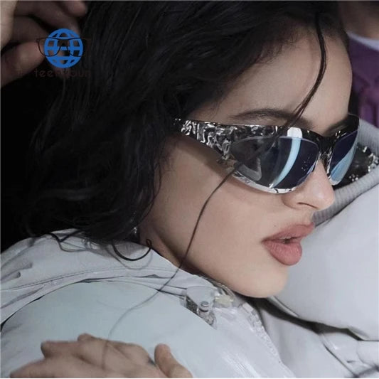 Teenyoun 2024 Sunglasses Y2k Custom Cycling Sports Glasses Polarized Sunglasses Lunettes De Luxe Sun Glasses for Men Wholesal