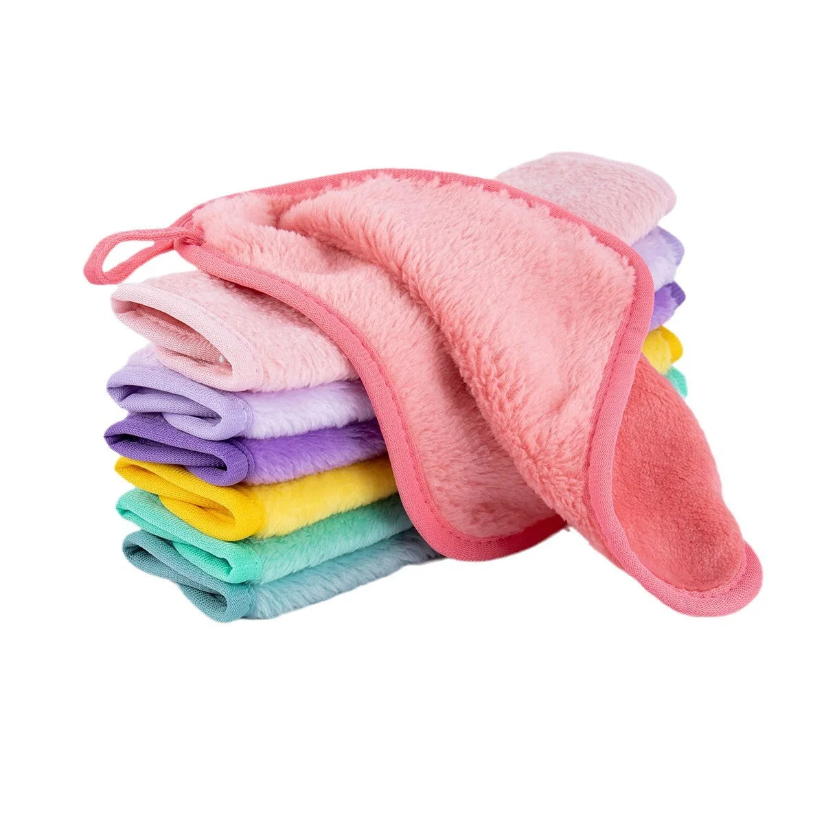 New Fleece Square Breathable Water Scrubbing Cleaning Makeup Removal Towel Face Towel for Women