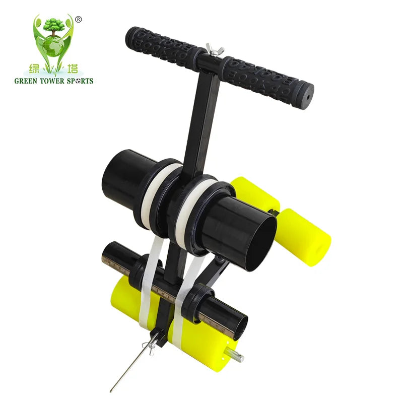 Manual Court Tape Machine Floor Line Marking Tool for Stadiums Parking Lots Driveway Workshops Hand Tools
