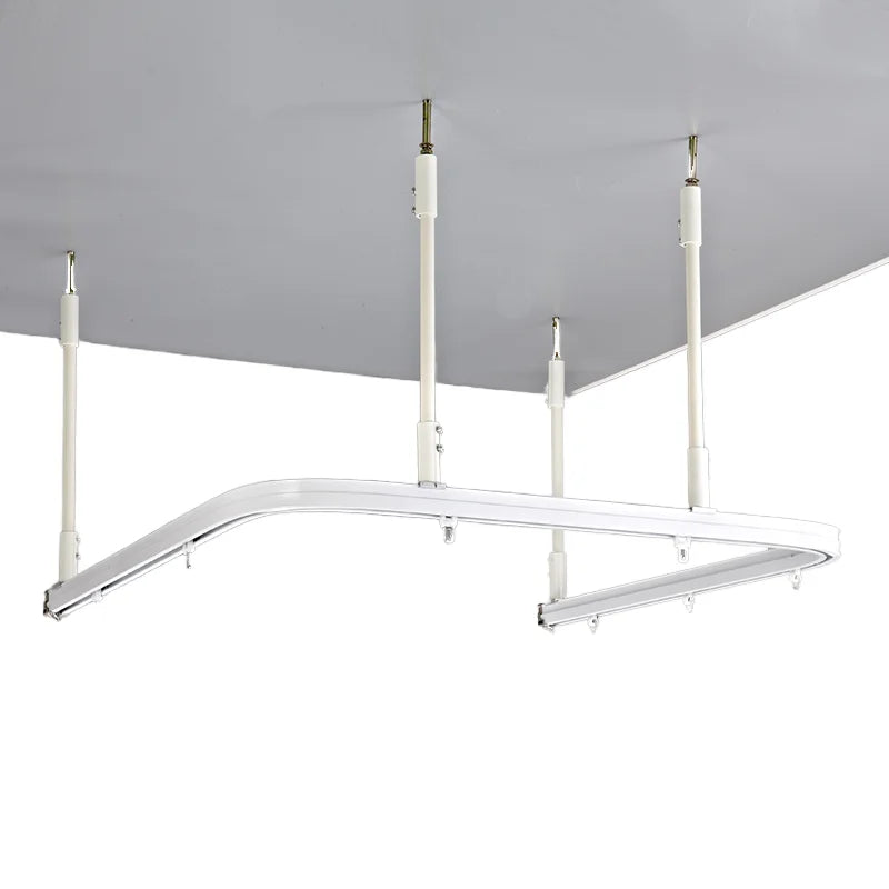 Wholesale Bendable Aluminum Cubicle Curtain Track Rail Ceiling Flexible Hospital Curtain Track