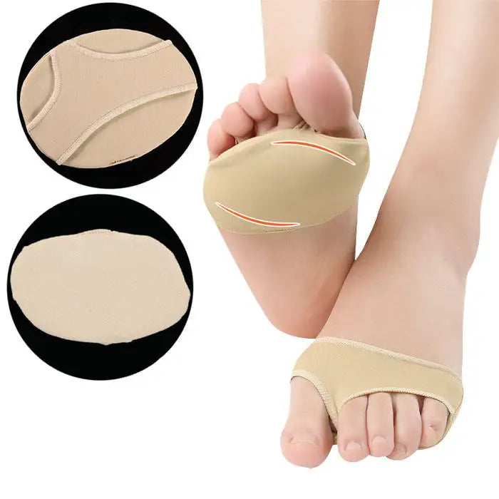 Gel Ball of Foot Toe Separator SEBS Insert Pads Metatarsal Sleeve Forefoot Cushion Socks Pain Relief Caps Bunion Toe Correcto