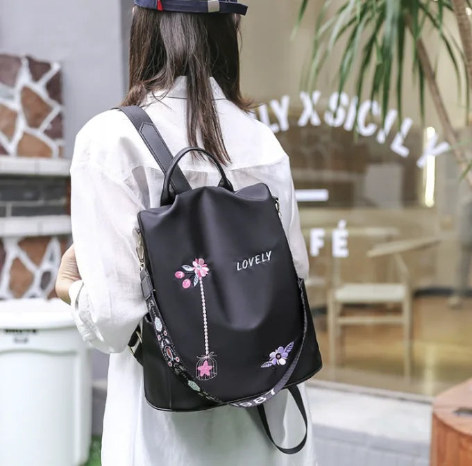 Girls' Backpacks Are Versatile and Stylish with Small Checked Schoolbags Cosmetics Women Bag Female Backpack Mini Zipper