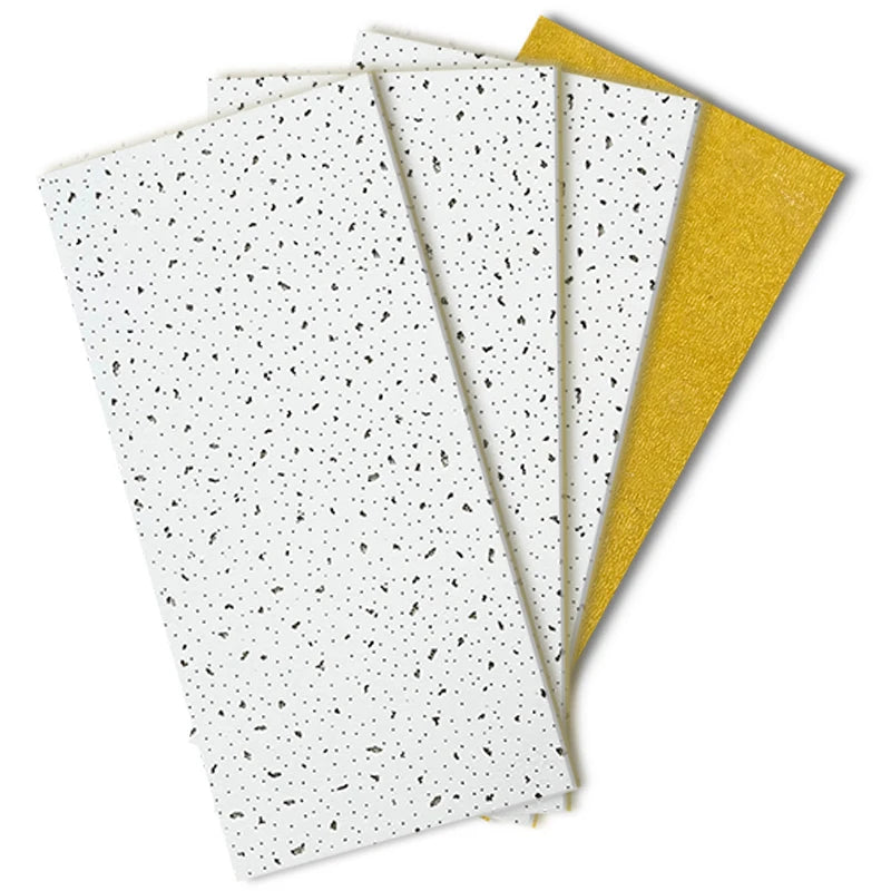 Kente Modern Square 2*2 Fire Rated Cheap White Sound Absorption Smoke Prevention Damp Resistant Noise Reduction Mineral Fiber
