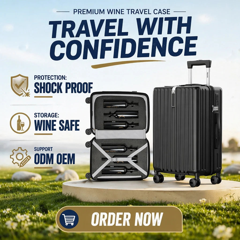 28-Inch Anti-Fall Polyester Suitcase Large Capacity Red Wine TSA Combination Lock Universal Wheel 24-Inch Pull Rod Main PC