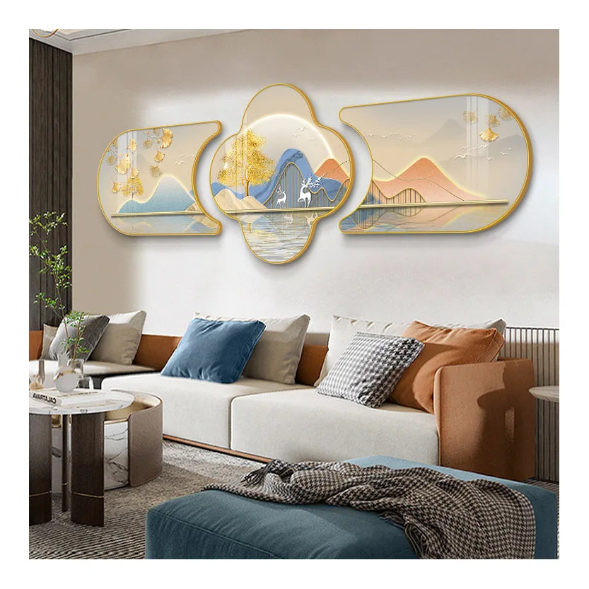 Modern Living Room Decor Interior Design Crystal Porcelain HD Print Still Life Luxury Wall Hanging Art Picture Mural Painting