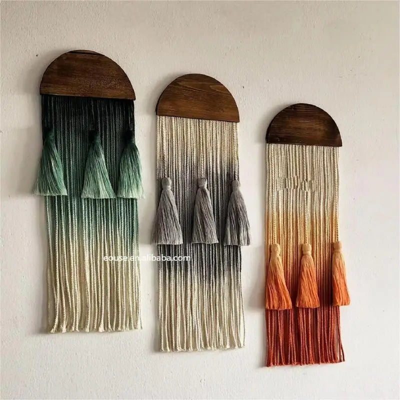 INS Home Decor Handicraft Eco-friendly Tie Dye Wall Tapestry Large Macrame Wall Hanging Dye Tapestry  Dye Tapestry