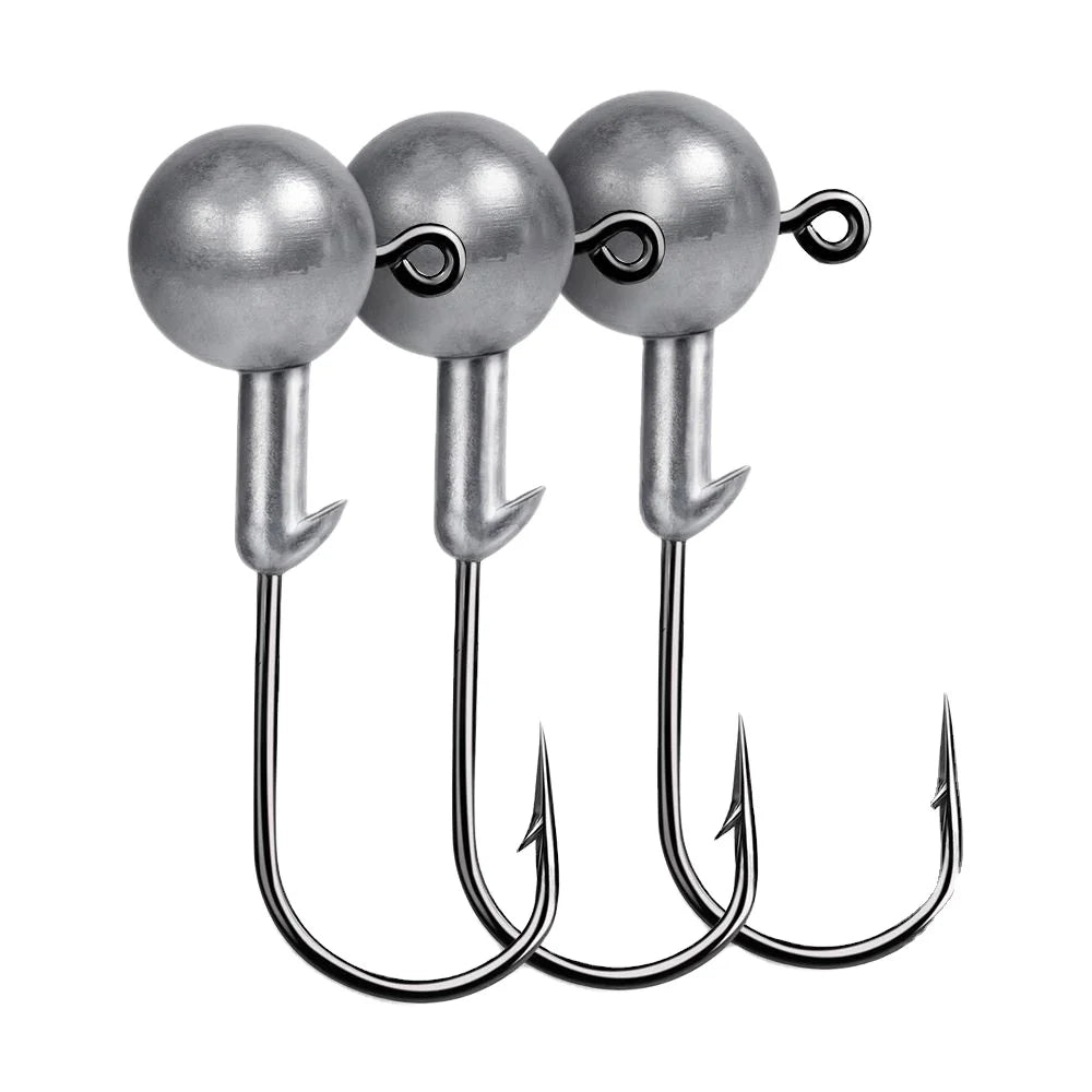 1g 1.5g 2g 2.5g 3.5g 5g 7g 10g 12g 14g 20g Crank Jig Head Hook Fishing Hook Head Jig Lure Soft Worm Jig Hook Fishing Accessor