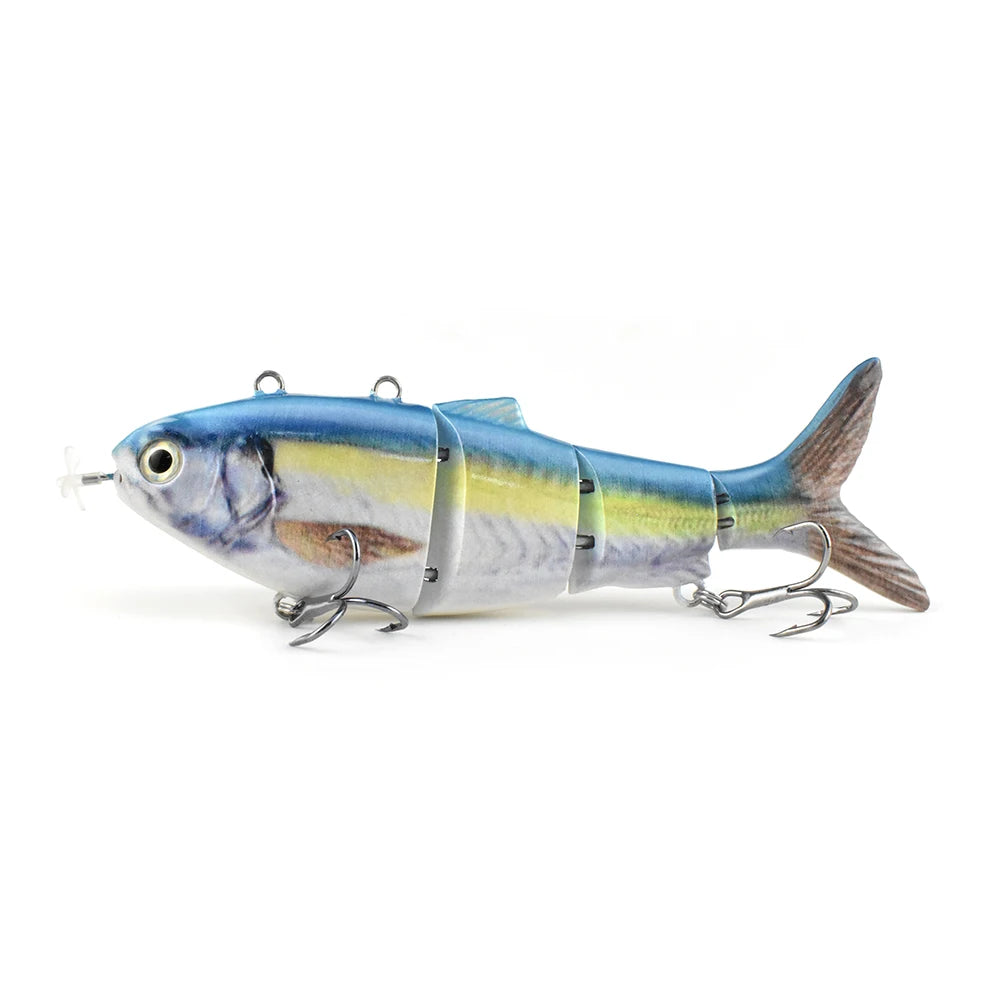 Hard Plastic Swim Baits  Multi Jointed Rechargeable Lure Self-propelling Auto-swimming Robot Fish Lure