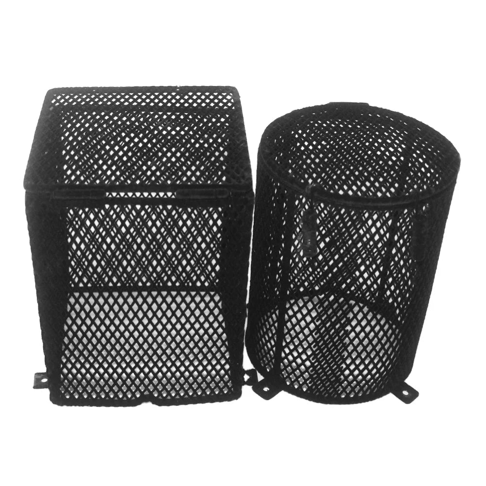 PET Wholesale New Material Round Square Anti-scald Lamp Protector Reptile Mesh Cover Lamp Cage Lamp Guard CeramHeating Lampsh