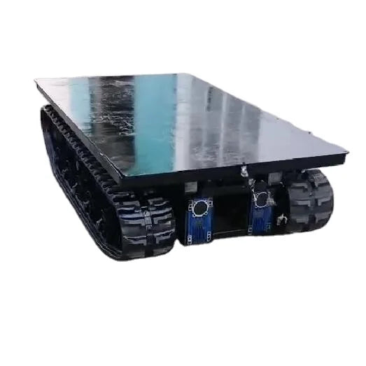 Remote control with batteries Steel rubber track UGV rubber track chassis crawler chassis undercarriage system for  sales