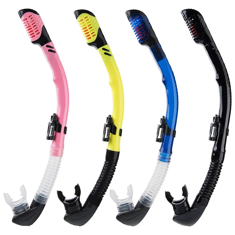 Sell Well Around the World Scuba Diving Breathing Tube Full Dry Top Silicone Hose and Mouth Piece for Adults