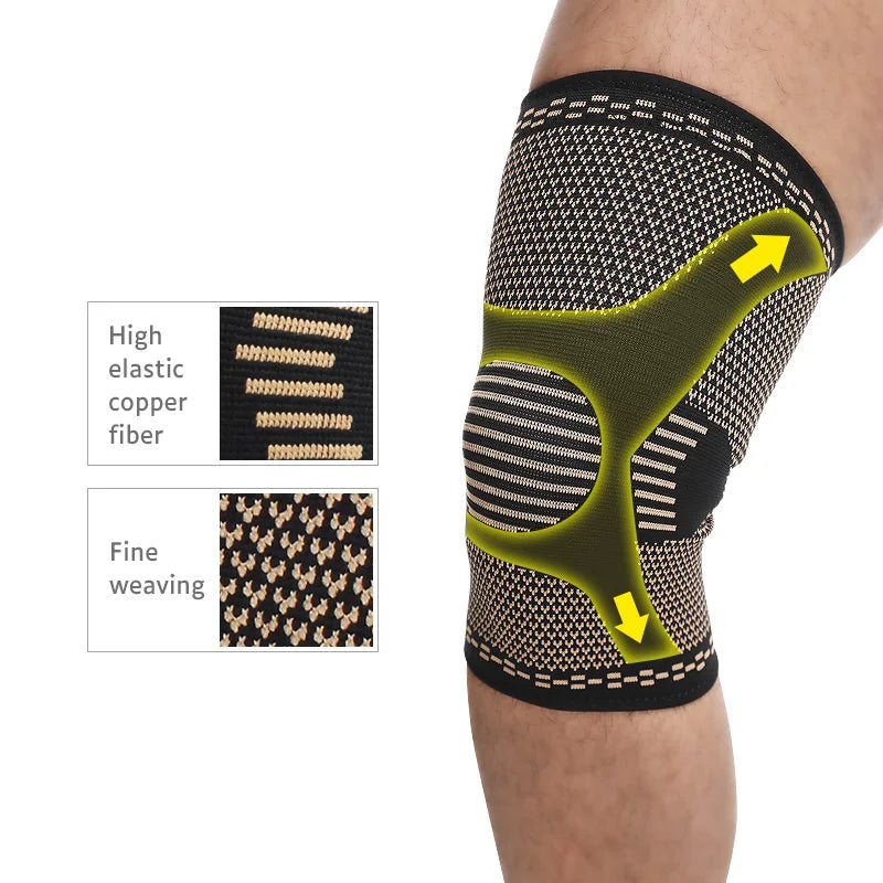 Aolikes Wholesale Adult Knee Braces Thin Cotton & Polyester Stabilizer Protective and Supportive Sports Knee Sleeve