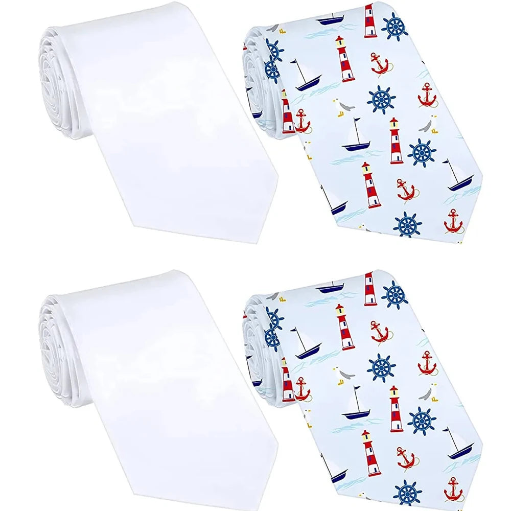 Clothing Accessories Decoration DIY Customized Logo Printable Ties Sublimation Blank Adult Necktie