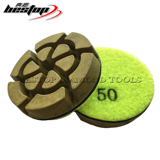 BESTOP Customizable 3 Inch High Gloss Resin Concrete Floor Polishing Pads Durable OEM Supported Abrasive Type