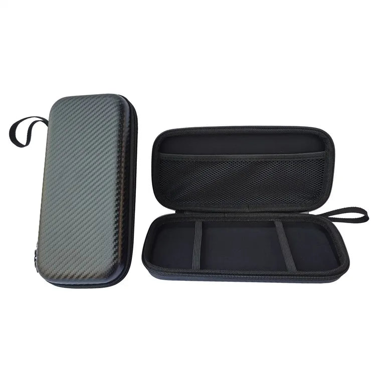 Custom Carbon Fiber PU Knitted Fabric Portable Electronic Storage Eva Shell case Eva Material