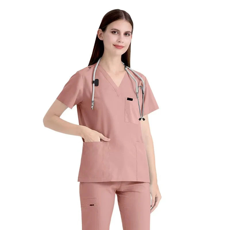 In Stock 42122 Stretchy Nursing Suits for Women Colour 3-piece Suits for Women at a Low Price Scrub Uniforms With logo