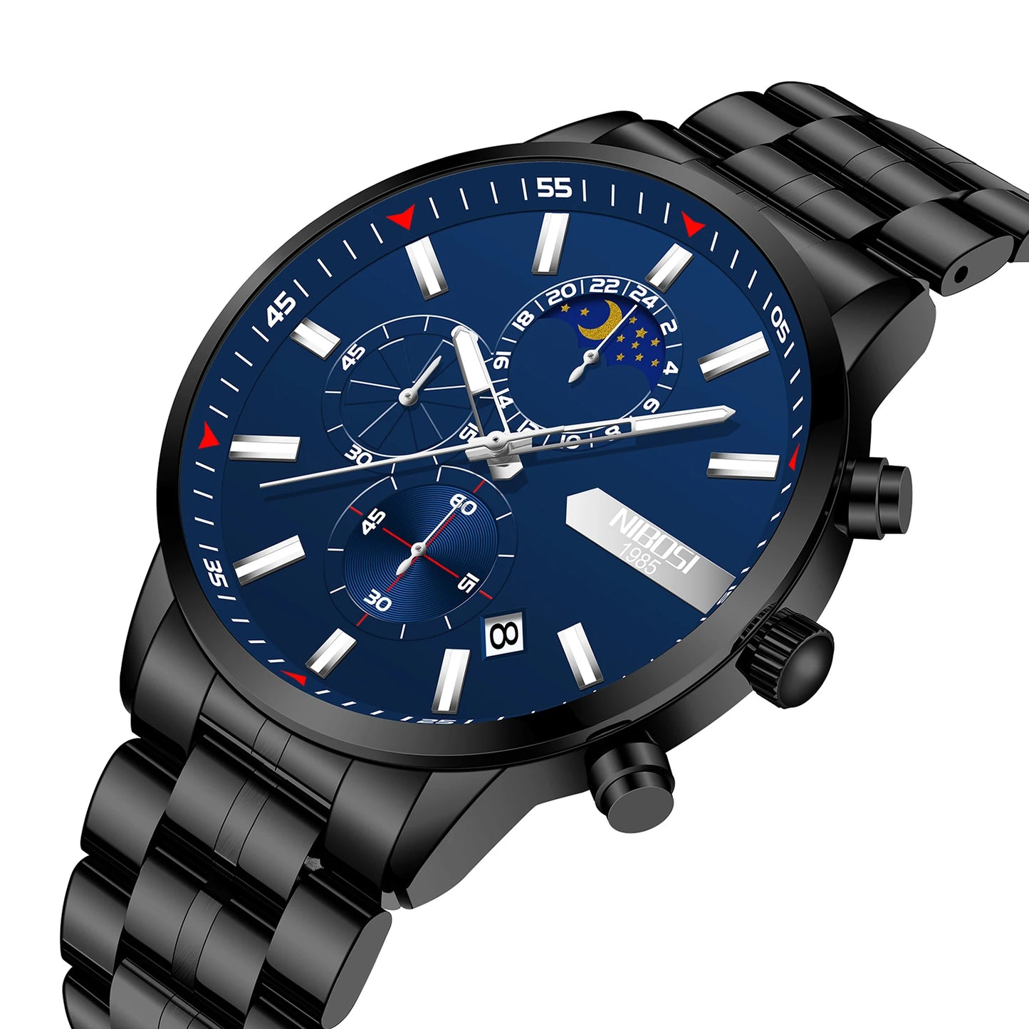 New Fashion NIBOSI 2501 Men Watch Top Brand Luxury Waterproof Date Clock Sport Watches Mens Quartz Wristwatch Reloj Hombre
