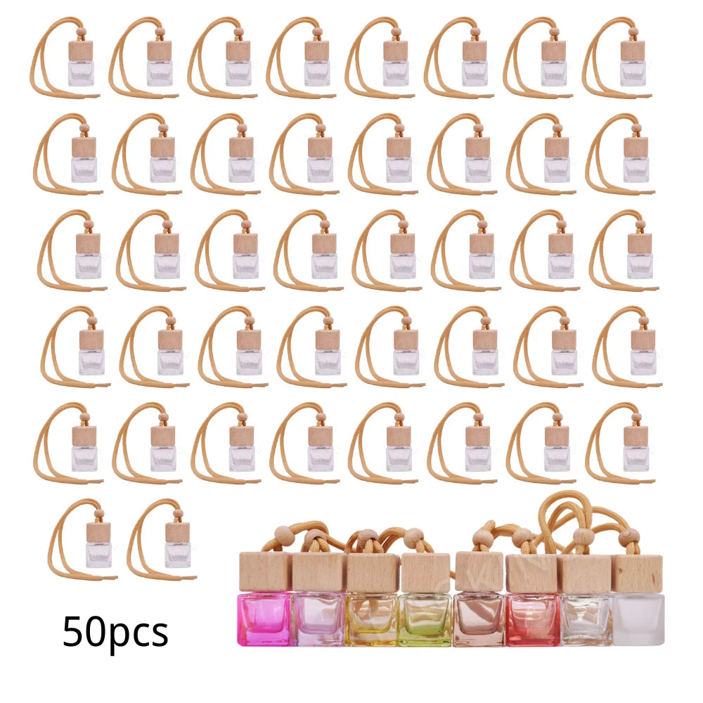 8ml Car Air Freshener Perfume Bottle Empty Refillable Car Perfume Bottle Car Hanging Pendant Diffuser Bottle