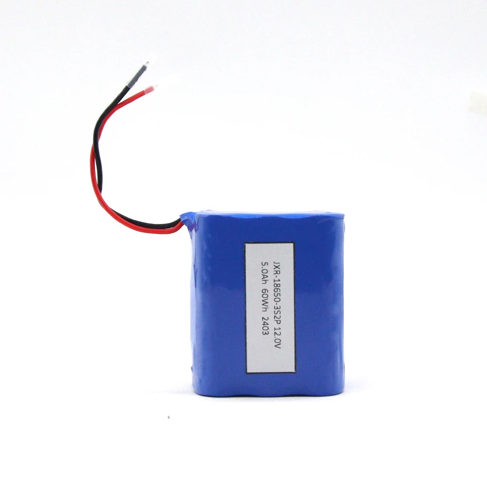 Customized 18650 21700 Lithium Ion Battery 12v 5000mah 3s2p Rechargeable LiCoO2 High Rate Capability Xt60 Led for Electronic