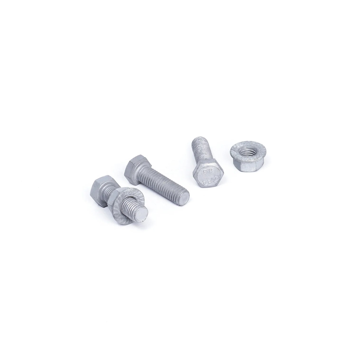 HDG GB5782 GB5783 Hexagonal Hex Flat Head Bolt Screw Carbon Steel Hot-dip Galvanized Constructional Solar 5mm