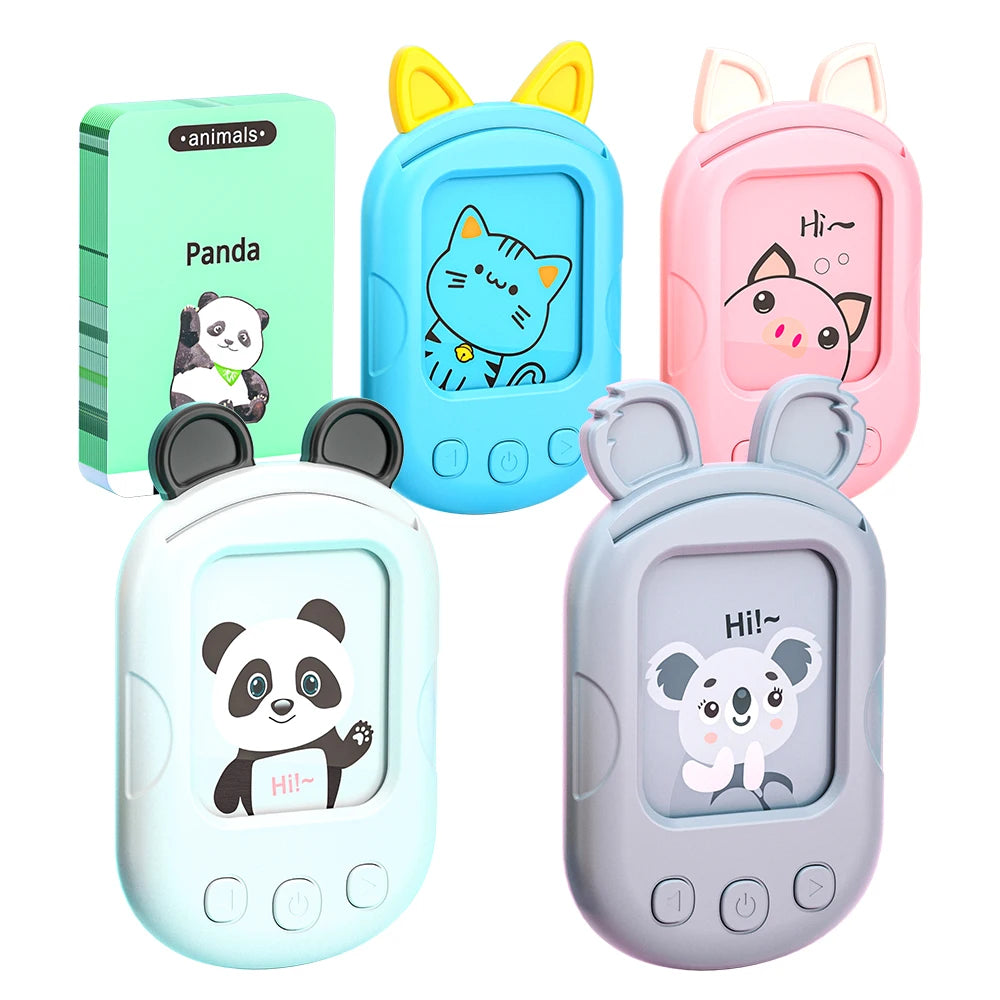 Flash Card Reading Device Talking Machine Language Learning Early Educational Toys for Kids