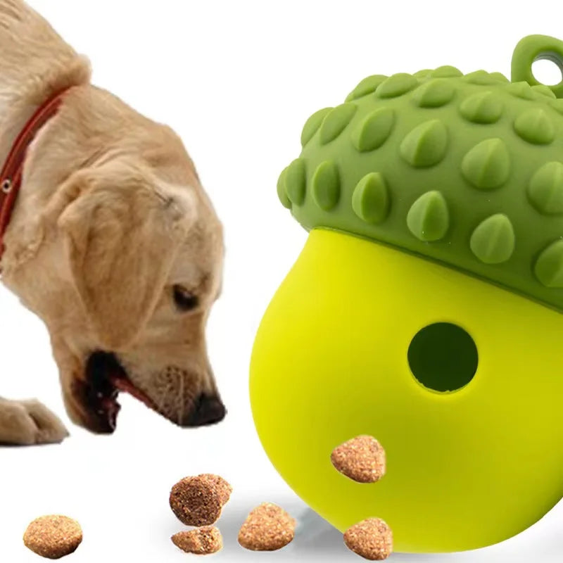 New Design Pet Chew Toy Teeth Cleaning Natural Rubber Leaky Food Indestructible Tough Dog Toy for Aggressive Chewers