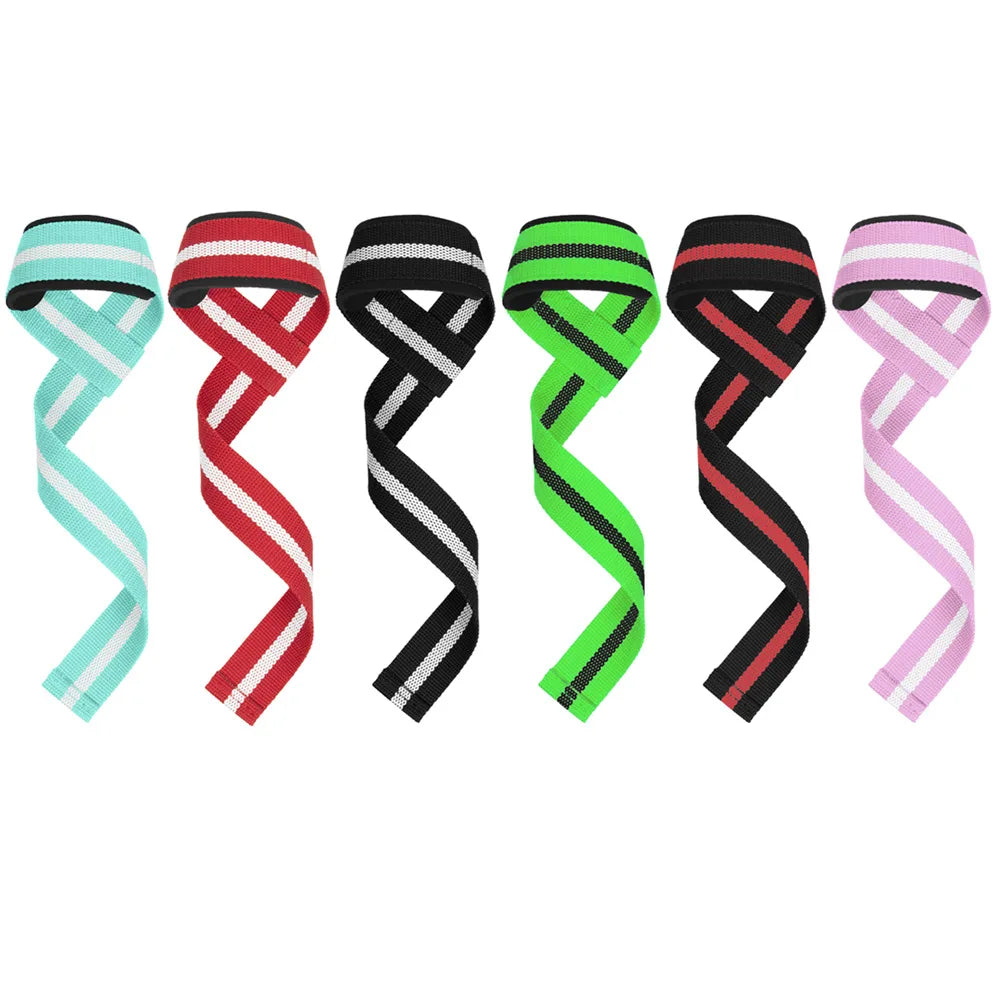 2026 Wholesale Customized Logo Custom Heavy Duty Training Wrist Straps Gym Weightlifting Weight Lifting Straps