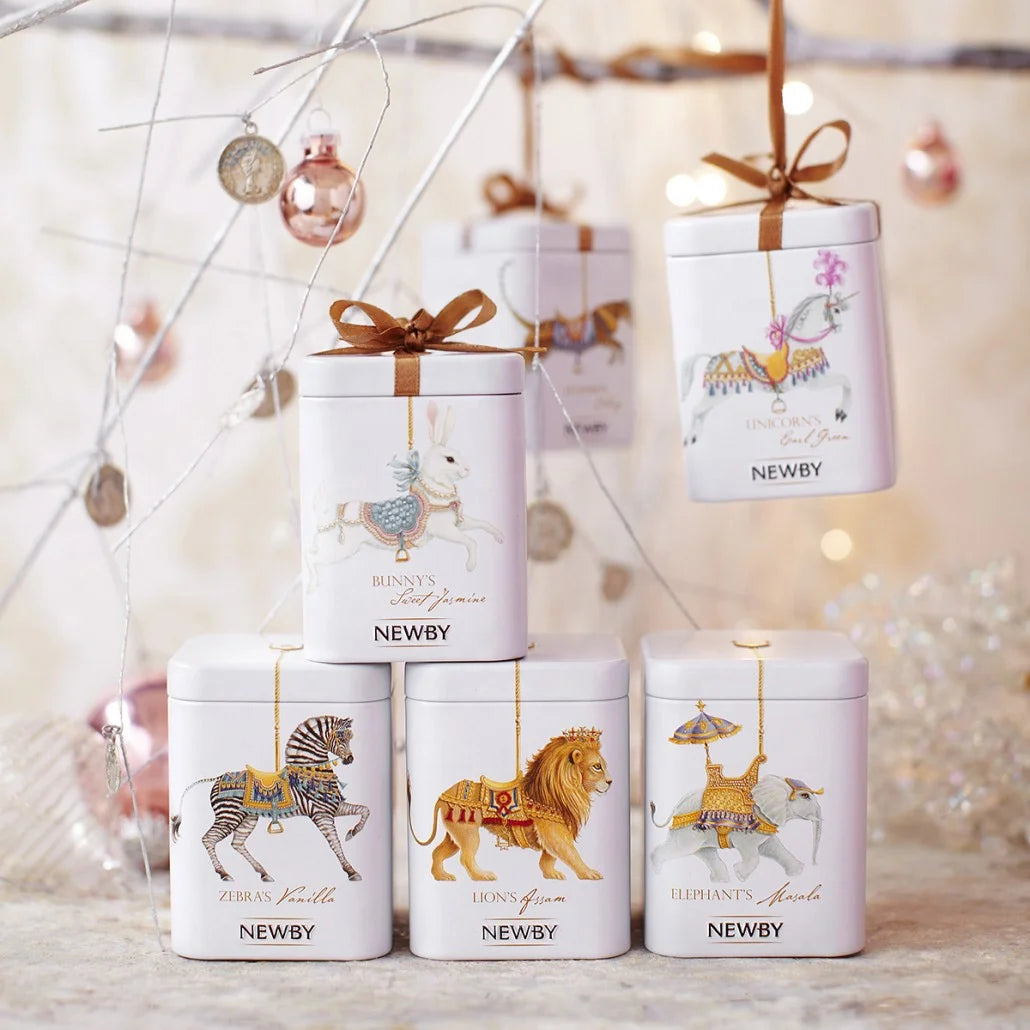 Wholesale Custom Christmas Square Candy Cookie Canister Chocolate Tea Coffee Bean Can Gift Small Packaging Tin Box