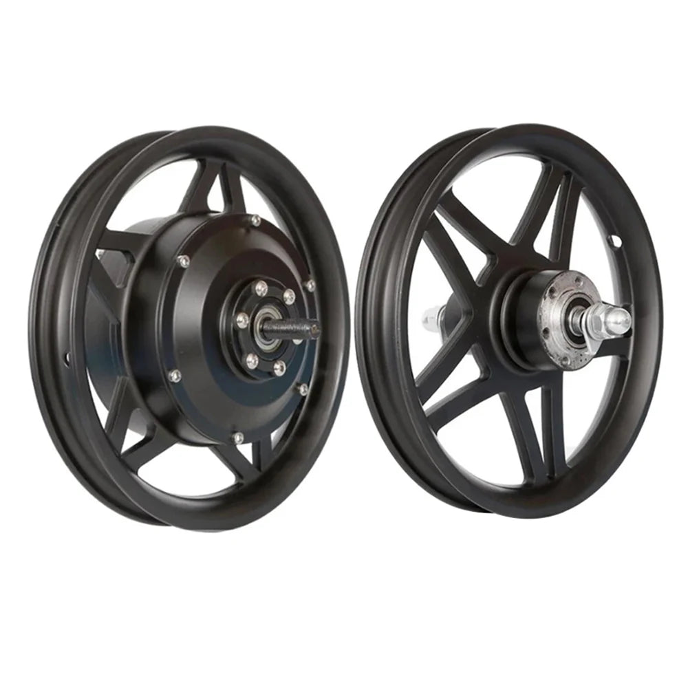 12 Inch 12 1/2 X2.125 36V 48V 350W Brushless Geared Electric Bicycle Bike Ebike Rear Wheel Hub Motor With Front Wheel
