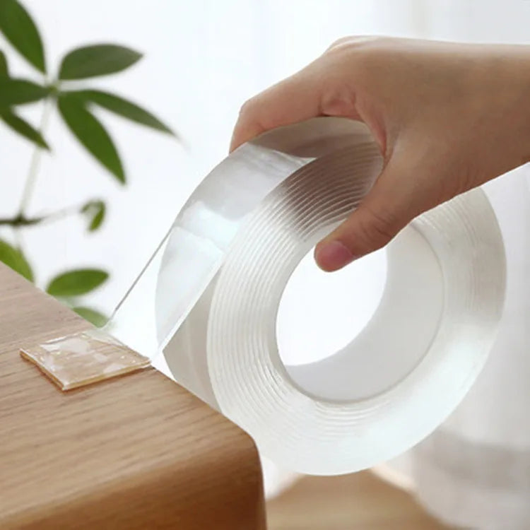 Popular 1M/2M/3M/5M Nano Tape Double Sided Tape Transparent NoTrace Reusable Waterproof Adhesive Tape Cleanable Home