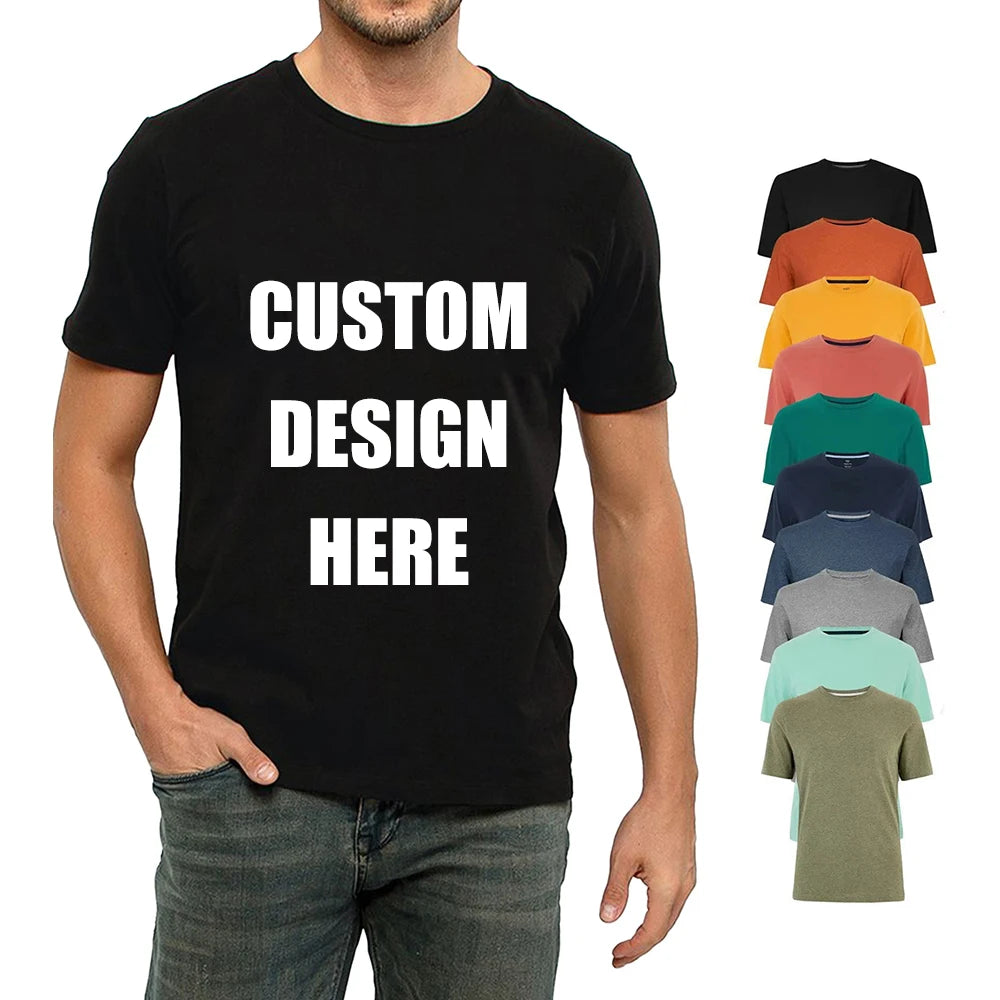 Wholesale Printing Logo Cotton Washed Vintage Custom Heavyweight Plain O-Neck Premium Regular Fit Jersey Blank T Shirt for Me