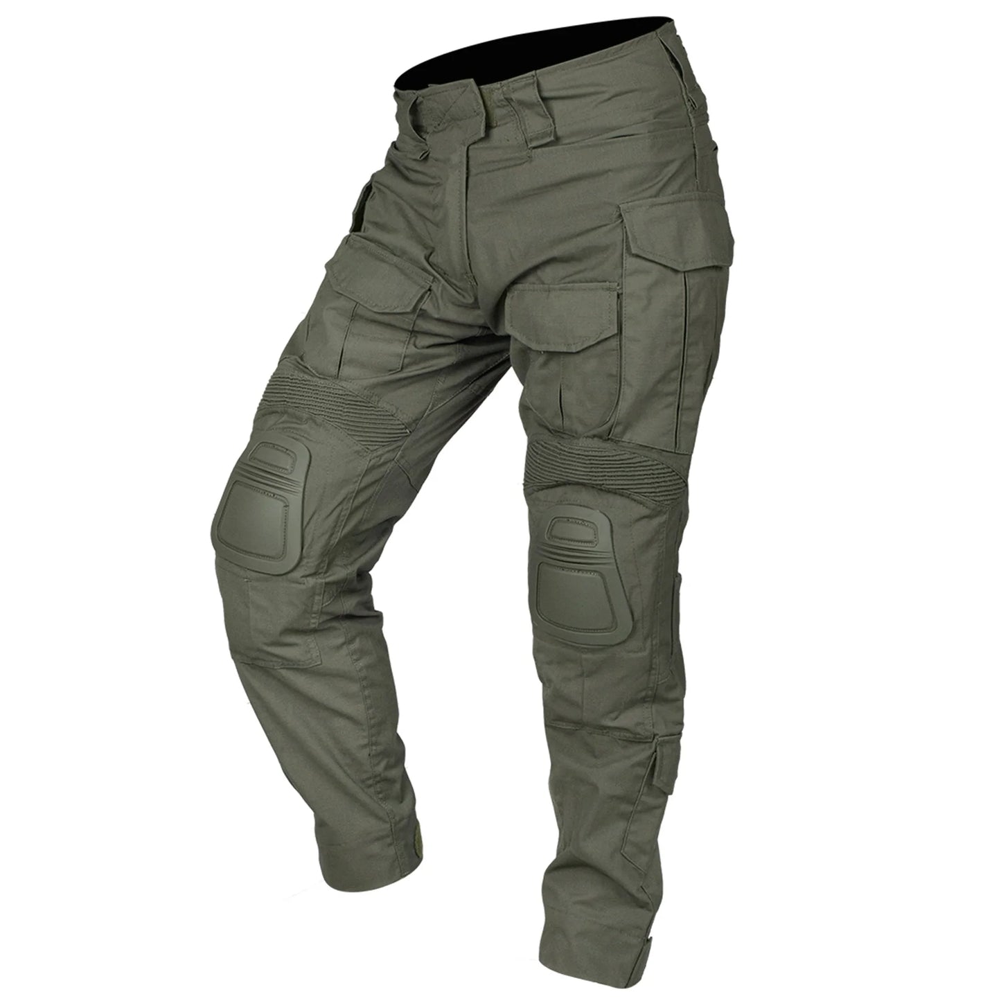 IDOGEAR Men G3 Camo Hunting Paintball Tactical Outdoor Trousers Camouflage Pants Tactical Pants with Knee Pads Bdu Pants