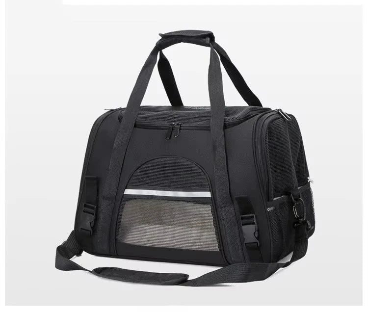 Manufacturer Wholesale Dog Cat Carrier Shoulder Bag Travel Space Capsule Cage Pet Travel Food Bag Traveler Dog Bag Pet Suppli
