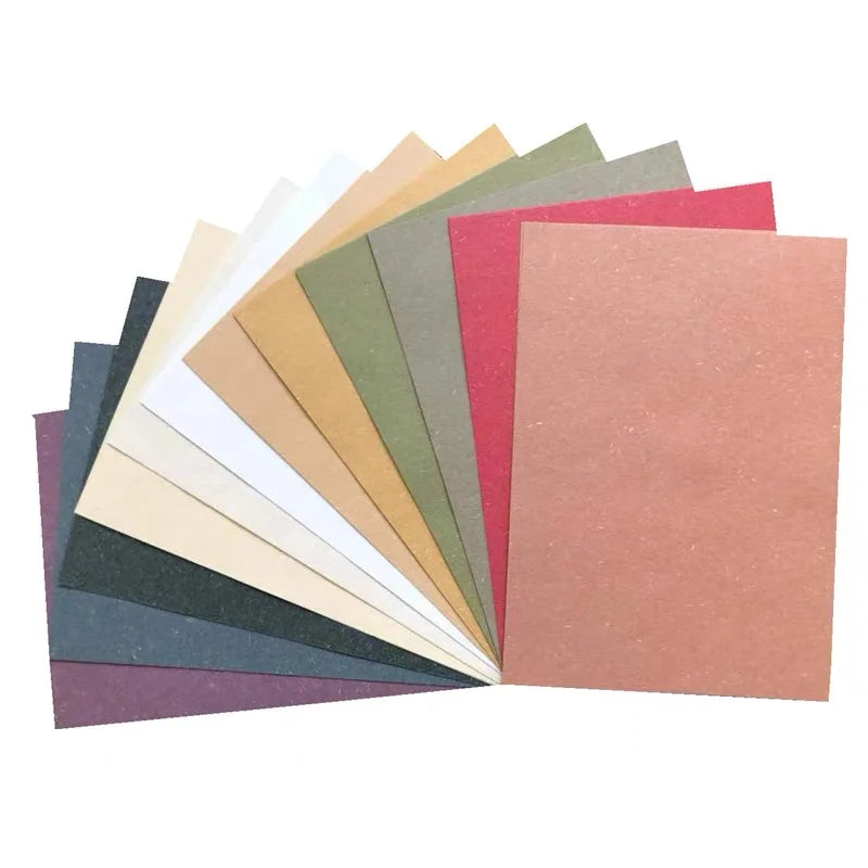 Double-SidedThe Grass Wood and Paper Are Retro Pulp Parchment Packing Art Craft DIY Bio-Degradable Digital Printing Compatibl