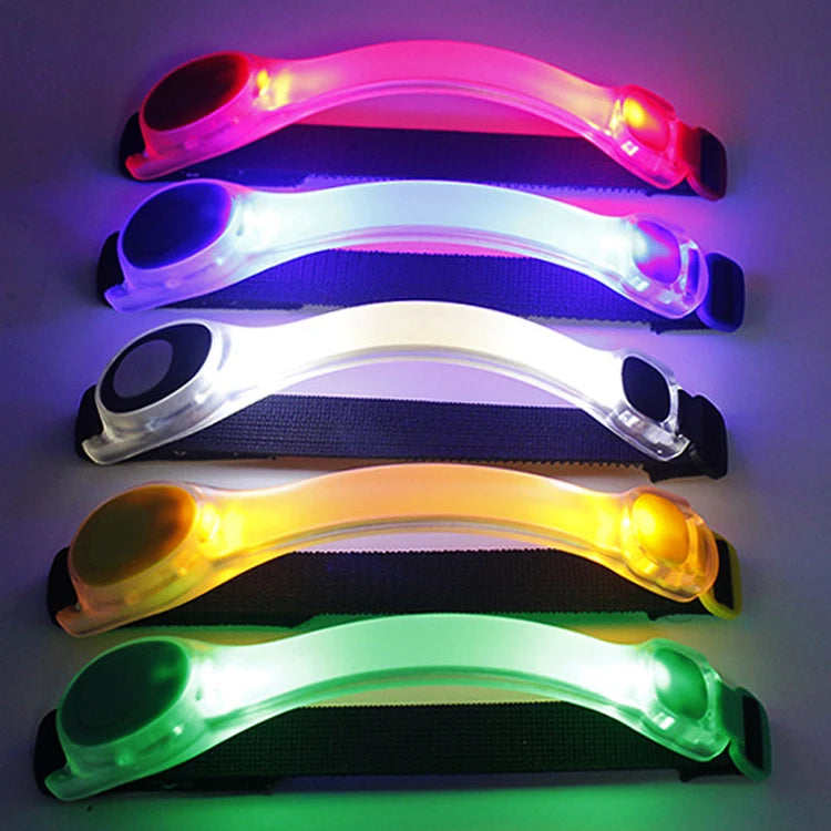 Glow in the Dark LED Bracelet for Christmas Gift Ideas Outdoor Safety Night Cycling Reflective LED Armband