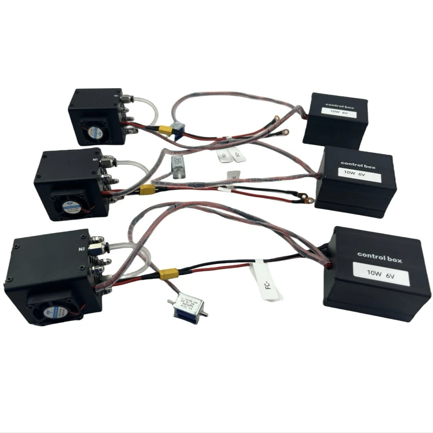 OEM H2gatech 10W Air-cooling PEM Hydrogen Fuel Cell Stack with Graphite Plate 6V 130ml/min 10 Cells