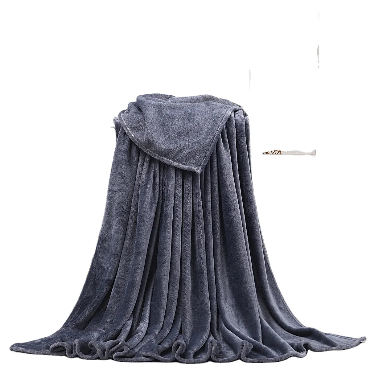 Custom 180X200CM Flannel Plaid Throw Blanket King Size 290GSM Winter Fleece Plaid Blanket Wholesale Throw Blanket