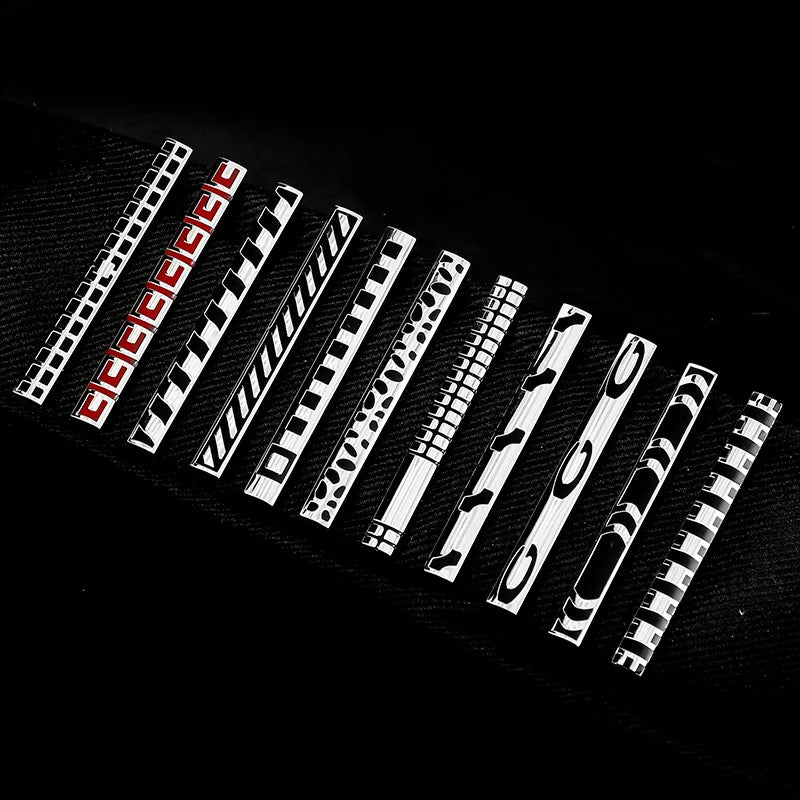 Men's Simple Generous Enamel Tie Clip Business Line Collar Clip for Formal Wear for Wedding or Anniversary Boutique Trendy