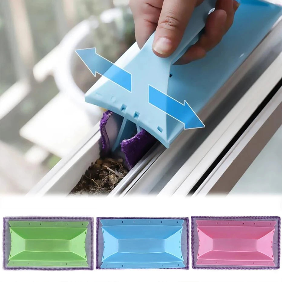 Window Door Track Cleaning Tool Door Hand-held Crevice Cleaner Window Cleaning Brush