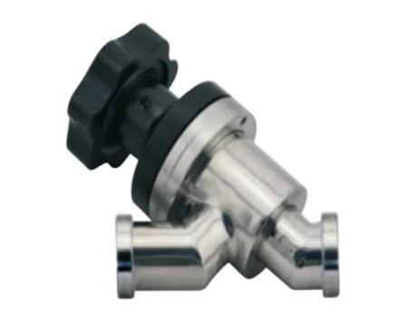 GD Vacuum Stainless Steel Manual Y Type Angle Valve