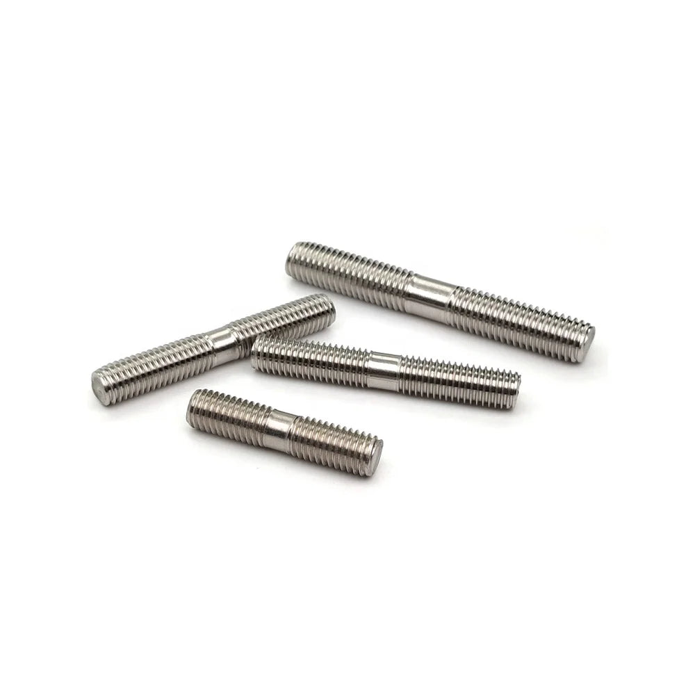 M6 M8 M10 316 Stainless Steel Screws in Aluminum for Marine Use Decking Screws Double End Threaded Stud Screw Bolt and Nut