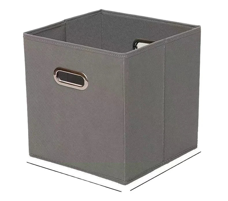 Wholesale Home Foldable Fabric Storage Cubes Organizer Clothes Shelf Basket Cube Organizer with Dual Handles Household Items