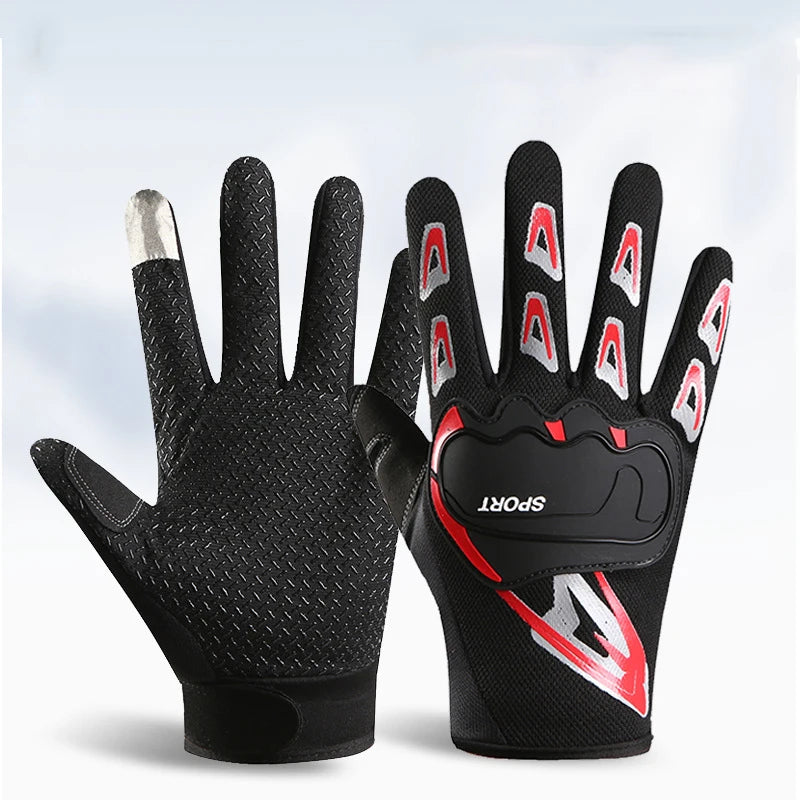 Hot Sale New Collection Long Finger Stretchable Elastic Soft Lightweight Breathable Non-Slip Abrasion-Resistant Cycling Sport