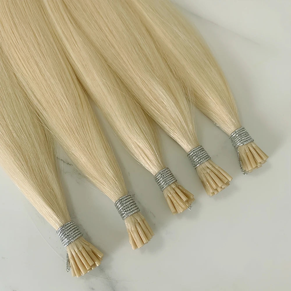 In Stock Cuticle Quality Pre Bonded Keratin Hair Extensions Taida 100% Natural Remy Human Hair I Tip Hair Extensions