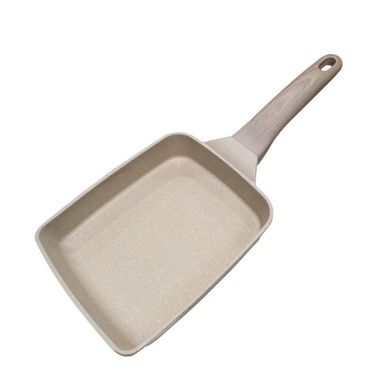 Wholesaler Japanese Omelette Pan Tamagoyaki Egg Pan Rectangle Nonstick Frying Pan Skillet Suitable for Gas & Induction Stoves