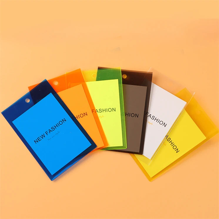 Custom Logo Swing Tag White Cardboard Paper Hang Tag Recycled Printed Embossed Bag Hanger Garment Hanging Label Clothing Hang