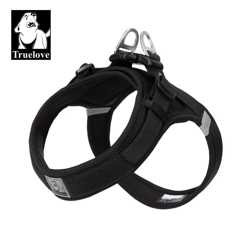 Truelove Wholesale Adjustable Nylon Durable Soft Premium Lightweight Dog Harness Anti Pull Reflective Pet Harness Training Ve