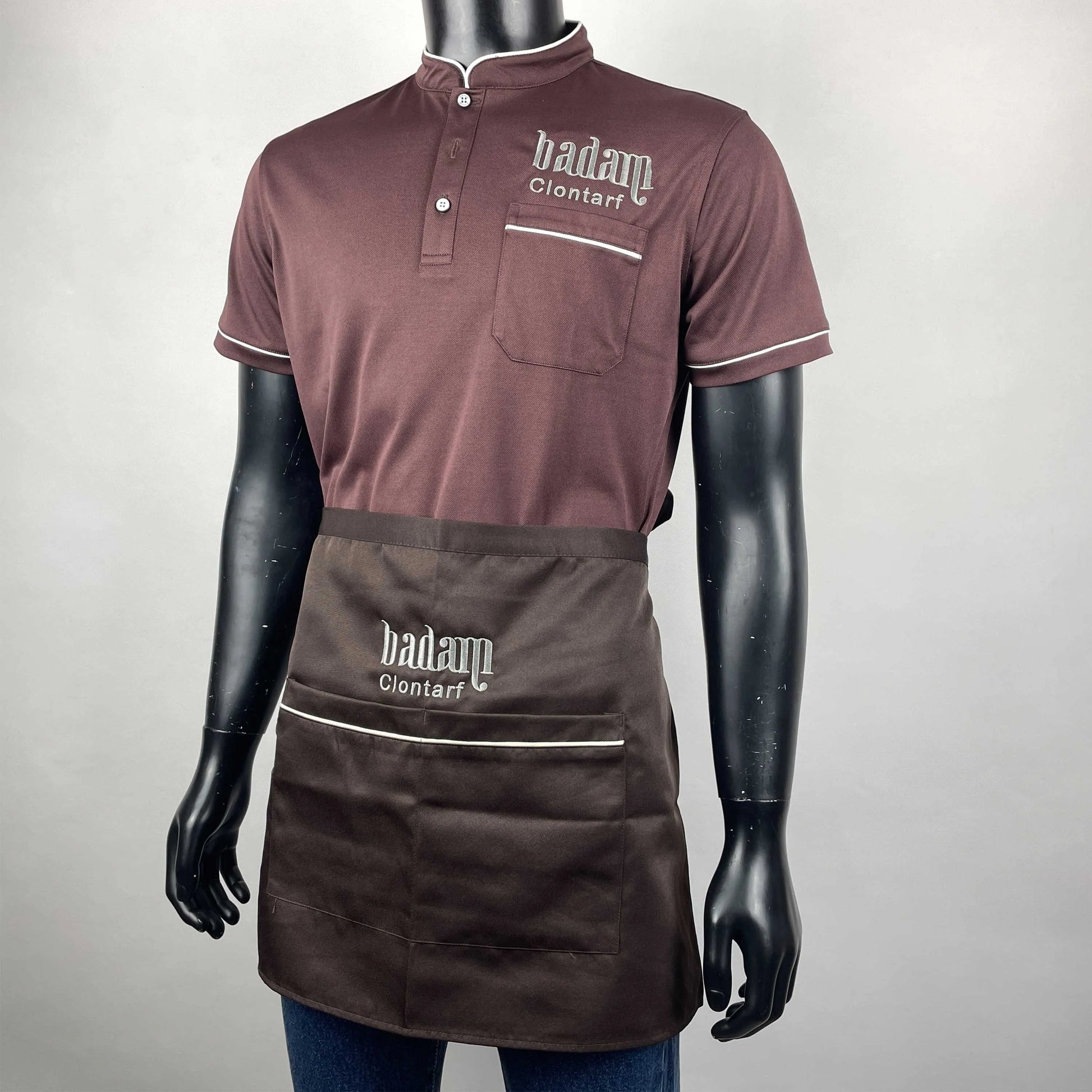 Factory Cheap Price Waiter Uniform Restaurant Hotel Kitchen Chef Cafe Bar T-Shirt Uniform 100% Microfiber Unisex Polo Shirts