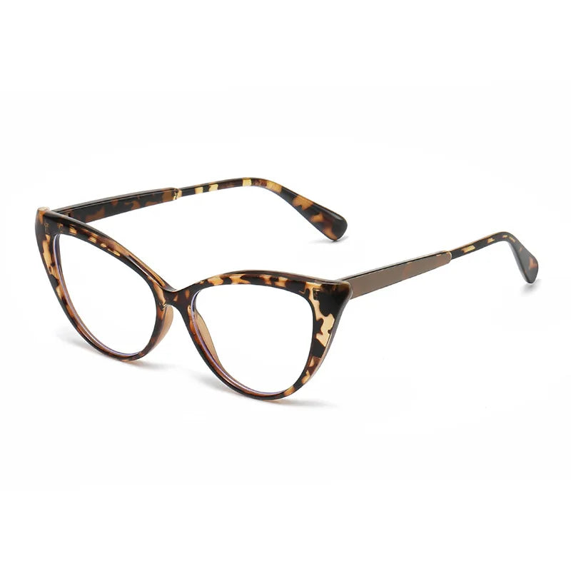 2024 New Arrival Full Rim Blue Light Blocking Cat Eye Glasses Women Men for Face Shape Eyeglasses Frames